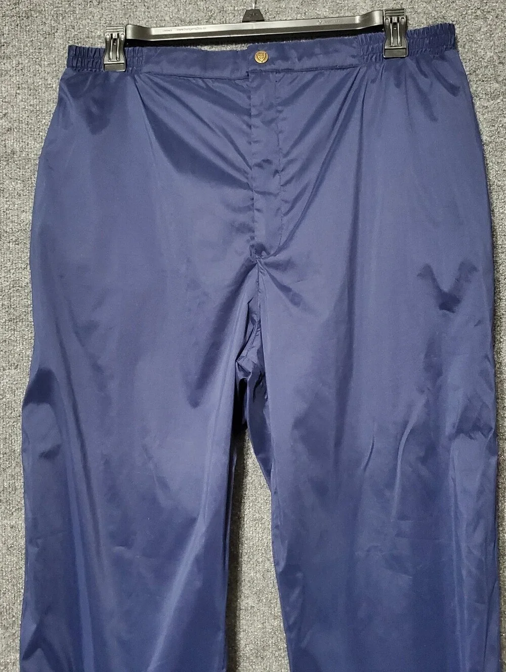 Vintage Sunice Golf Windbreaker Pants Elastic Waist Outdoor Sports Mens XL Navy